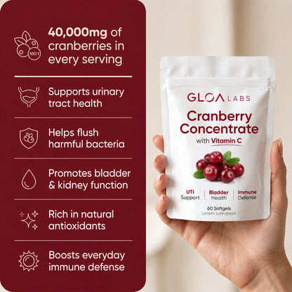 Cranberry Concentrate Softgels (40,000mg)